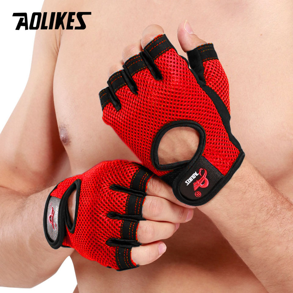 Aolikes Găng Tay Tập Thể Thao Thoáng Khí Chất Lượng Cao Cho Nữ