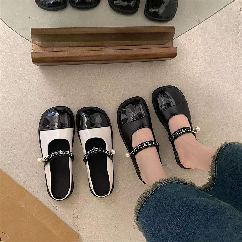 HHH  Giày nữ Giày búp bê giày lolita quai hậu lê Mary Jane 2023NEW Mùa hè Thời Trang