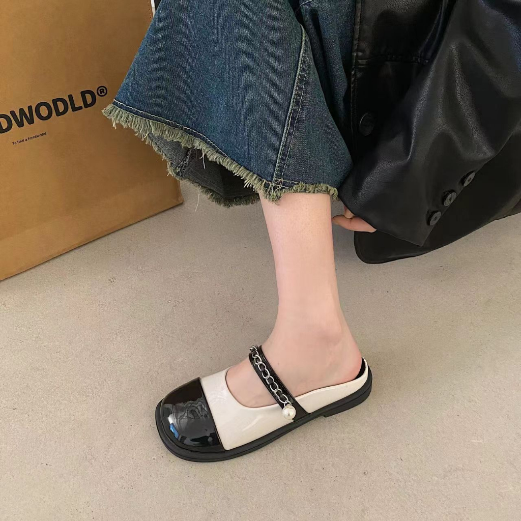 HHH  Giày nữ Giày búp bê giày lolita quai hậu lê Mary Jane 2023NEW Mùa hè Thời Trang