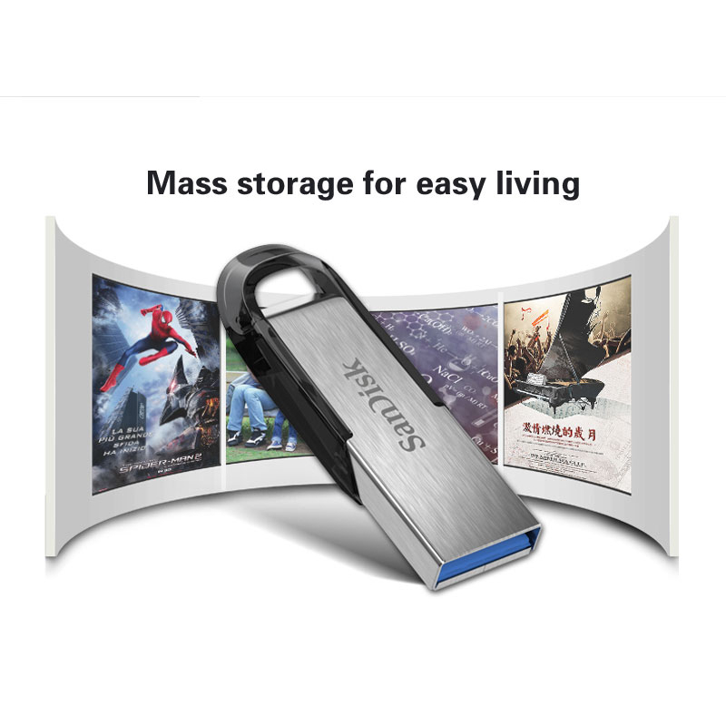 Sandi cz47 128gb tốc độ cao 3.0 ổ đĩa usb ổn định kim loại ổ đĩa flash dễ thương điện thoại máy tính đa năng quà tặng usb phổ thông