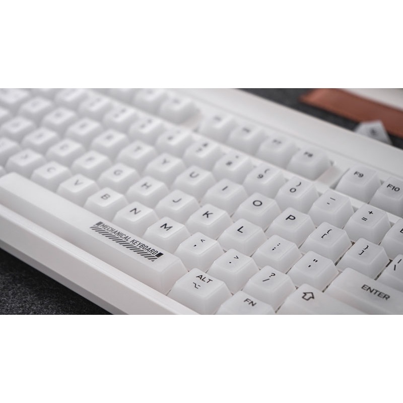 Gmk Bàn Phím Chuyên Nghiệp 123 Phím Màu Trắng Sữa In Họa Tiết cherry Dành Cho Bàn Phím Cơ