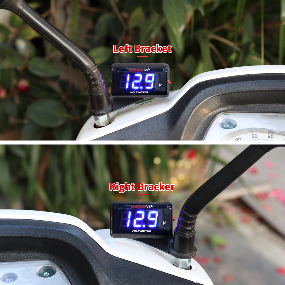 Vôn Kế Kỹ Thuật Số Màn Hình LED Cho Xe Mô Tô Yamaha XMAX 155 NMAX