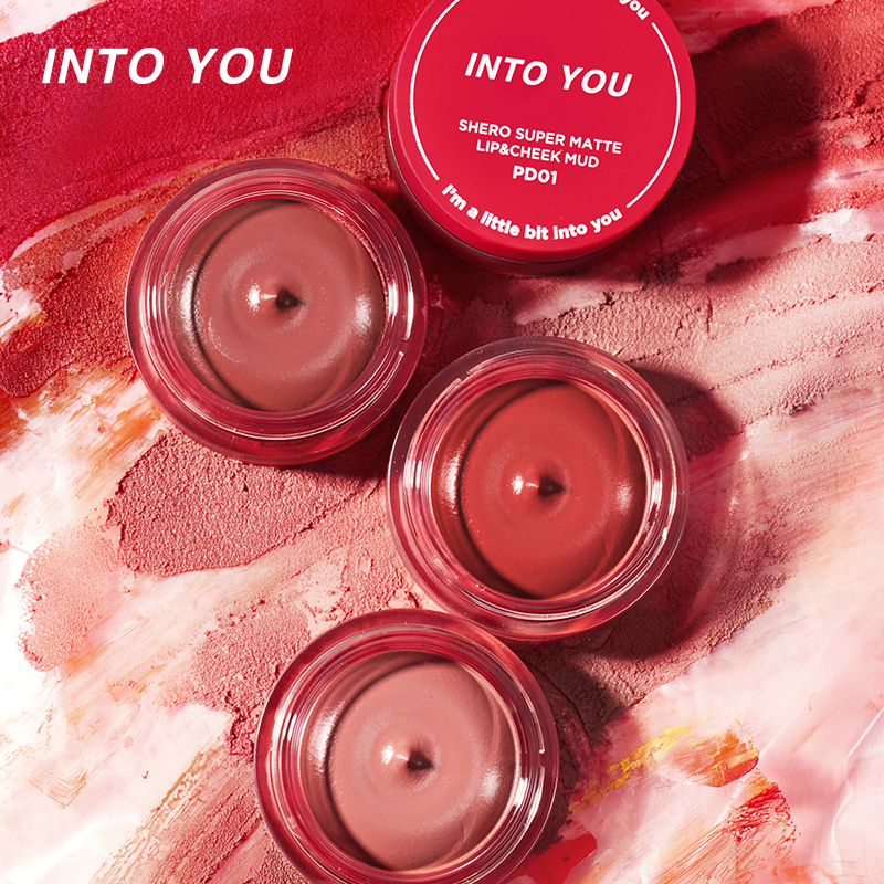INTO YOU Son môi  kiêm má hồng dạng mousse 5g màu lì trong hũ chất lượng cao