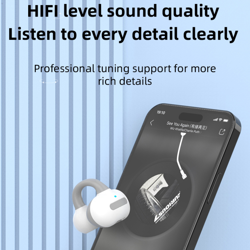 Tai Nghe Bluetooth Không Dây TWS Chống Thấm Nước Nâng Cấp Xương Mới