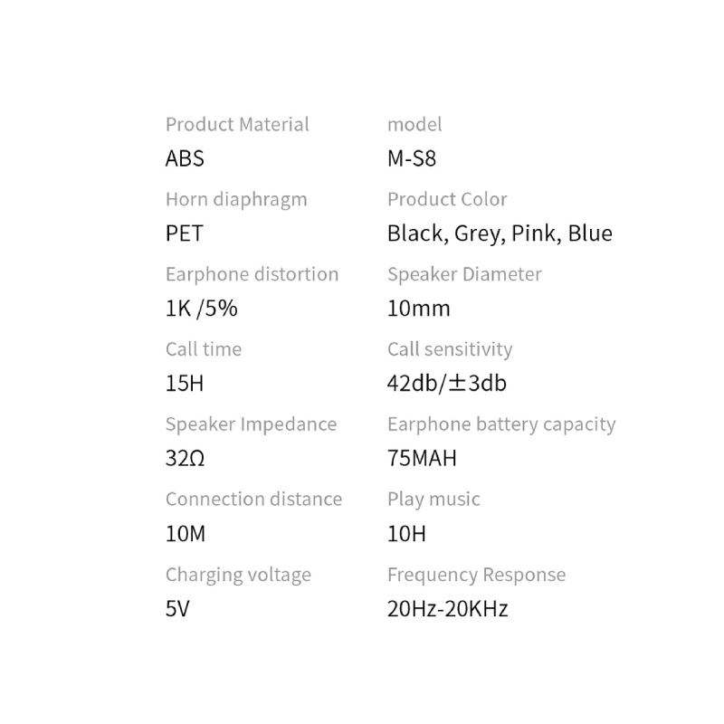 Tai Nghe Bluetooth Không Dây TWS Chống Thấm Nước Có Kẹp Gắn Vành Tai