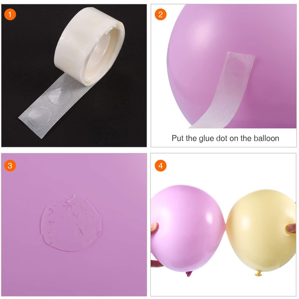1 Cuộn Băng Dính Dán Bong Bóng Trang Trí Tiệc Sinh Nhật Bé
