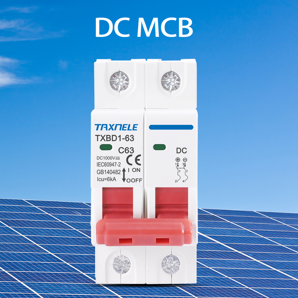 2 Cầu Dao Mini Dùng Năng Lượng Mặt Trời 6A 10A 16A 20A 25A 32A 40A 50A 63A DC MCB