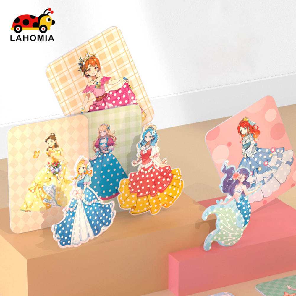 LAHOMIA Đồ Chơi Vẽ Công Chúa poke and poke 3D DIY Sáng Tạo Giáo Dục Cho Bé