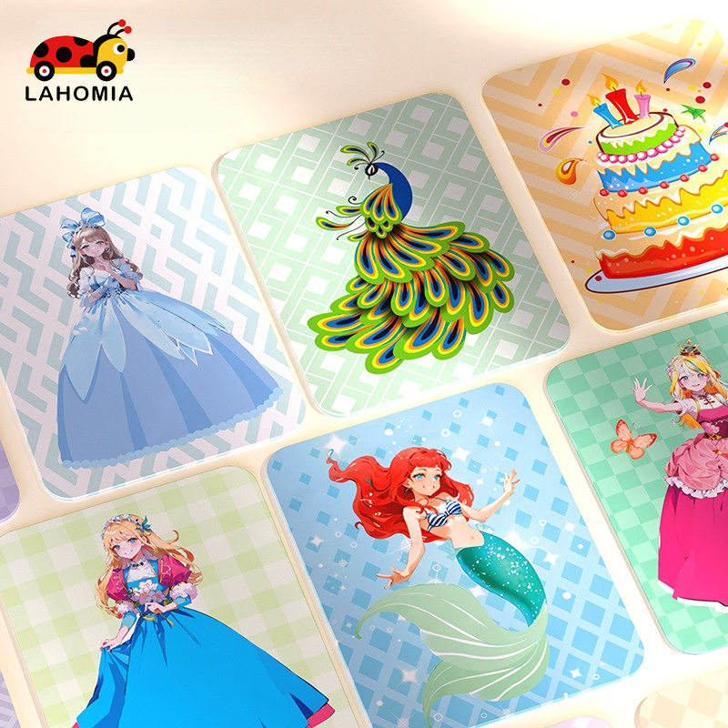 LAHOMIA Đồ Chơi Vẽ Công Chúa poke and poke 3D DIY Sáng Tạo Giáo Dục Cho Bé