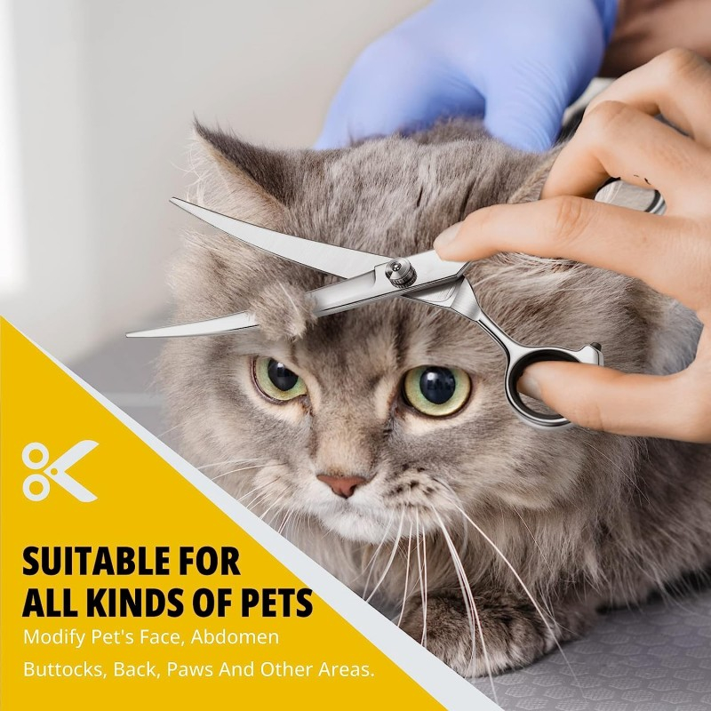 Kéo Tỉa Lông Thú Cưng 7.0 "Bằng Thép Không Gỉ