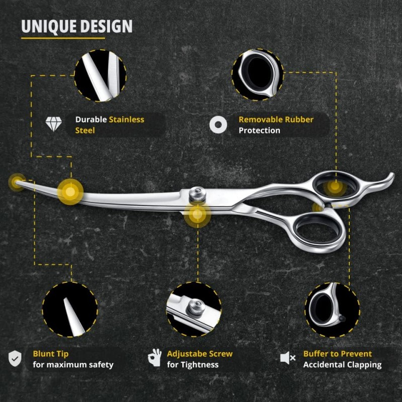 Kéo Tỉa Lông Thú Cưng 7.0 "Bằng Thép Không Gỉ