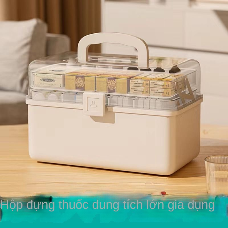 Hộp Đựng Thuốc Sơ Cứu Cỡ Lớn Đa Năng Tiện Dụng Cho Gia Đình | BigBuy360 - bigbuy360.vn