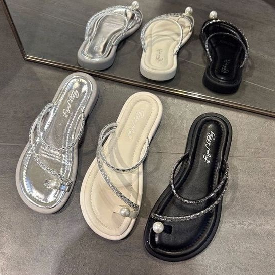 Dép nữ XIELUAIZTA đi trong nhà/ văn phòng thời trang hiện đại màu đen