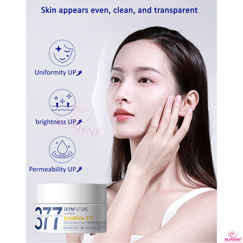 ❈ 🍎 ❈ SKYNFUTURE 377 Nam Nữ Kem Làm Trắng Da Mùa Hè Làm Sáng Màu Tinh Chất Dưỡng Ẩm Kem Làm Trắng Sữ