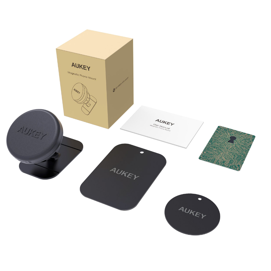 Kẹp điện thoại trên ô tô AUKEY HD-C13 nam châm 360 độ