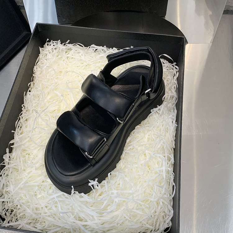 🔥có hàng sẵn🔥Dép bánh mì Chiều cao đế dày với giày bãi biển -AA1239