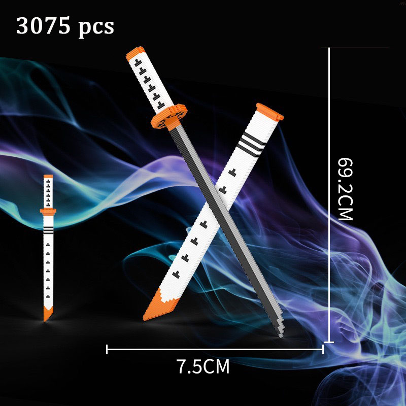 Đồ Chơi Lắp Ráp Thanh Kiếm 69.2cm 3D Cho Bé