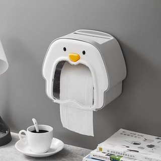 Sáng tạo hoạt hình hộp đựng khăn giấy vệ sinh treo tường hộp giấy chống thấm nước đựng khăn giấy treo cuộn hộp giấy