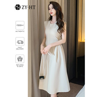  ZYHT Đầm nữ Đầm màu  trắng  Đầm phiên bản  chữ A  Đầm chất liệu polyester  Đầm làm việc Đầm cao cấp Đầm cưới Đầm sự kiện Đầm tiệc Đầm dạ hội  5138 