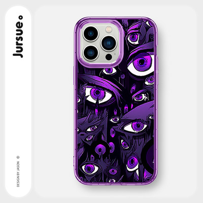 Ốp lưng JURSUE mềm chống sốc hình độc lạ ngầu nam nữ Cho iPhone 16 15 14 13 12 11 Pro Max SE 2020 X XR XS ip 8 7 Plus Y3876
