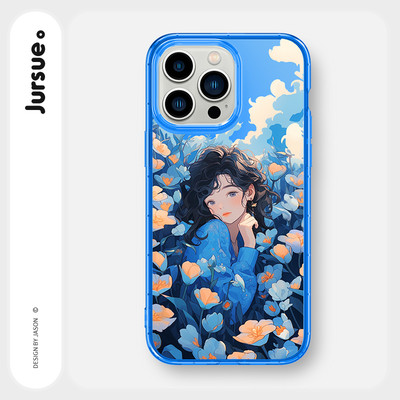 Ốp lưng JURSUE mềm chống sốc hình dễ thương đẹp Cho iPhone 16 15 14 13 12 11 Pro Max SE 2020 X XR XS ip 8 7 Plus kute Y3875