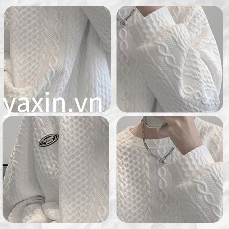 Áo sơ mi tay dài cổ tròn thời trang Hàn Quốc dành cho nam dài tay in chữ độc đáo phong cách hợp chất lượng cao cho nam cách nhật bản thời trang mùa thu cho nam