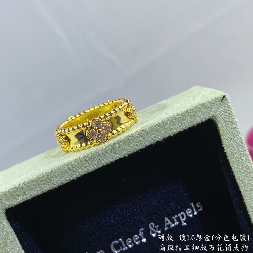 Kính Vạn Hoa Cỏ Bốn Lá Cổ Điển Thương Hiệu Thời Trang 2023 Kèm logo