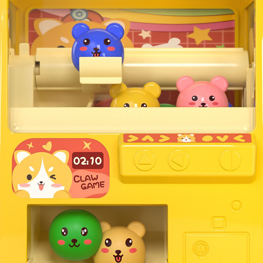 Đồ chơi gắp thú bông mini - Máy Búp Bê Mini Móng Vuốt có Nhạc Nhẹ Tiểu Ly Đồ Chơi Giáo Dục Cho Trẻ Em - LUCKYBABY