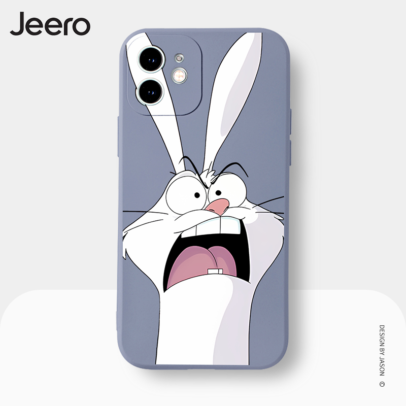 Ốp lưng JEERO hài hước hoạt hình độc lạ dễ thương đẹp mềm Cho iPhone 15 14 13 12 11 Pro Max SE 2020 X XR XS 8 7 ip 6S 6 Plus kute HFE2657