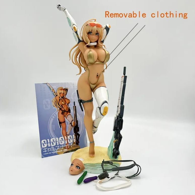 Mô Hình Nhân Vật Nữ Anime SkyTube Gyaru Sniper 25.5 cm Tỉ Lệ 1 / 6 Cao Cấp