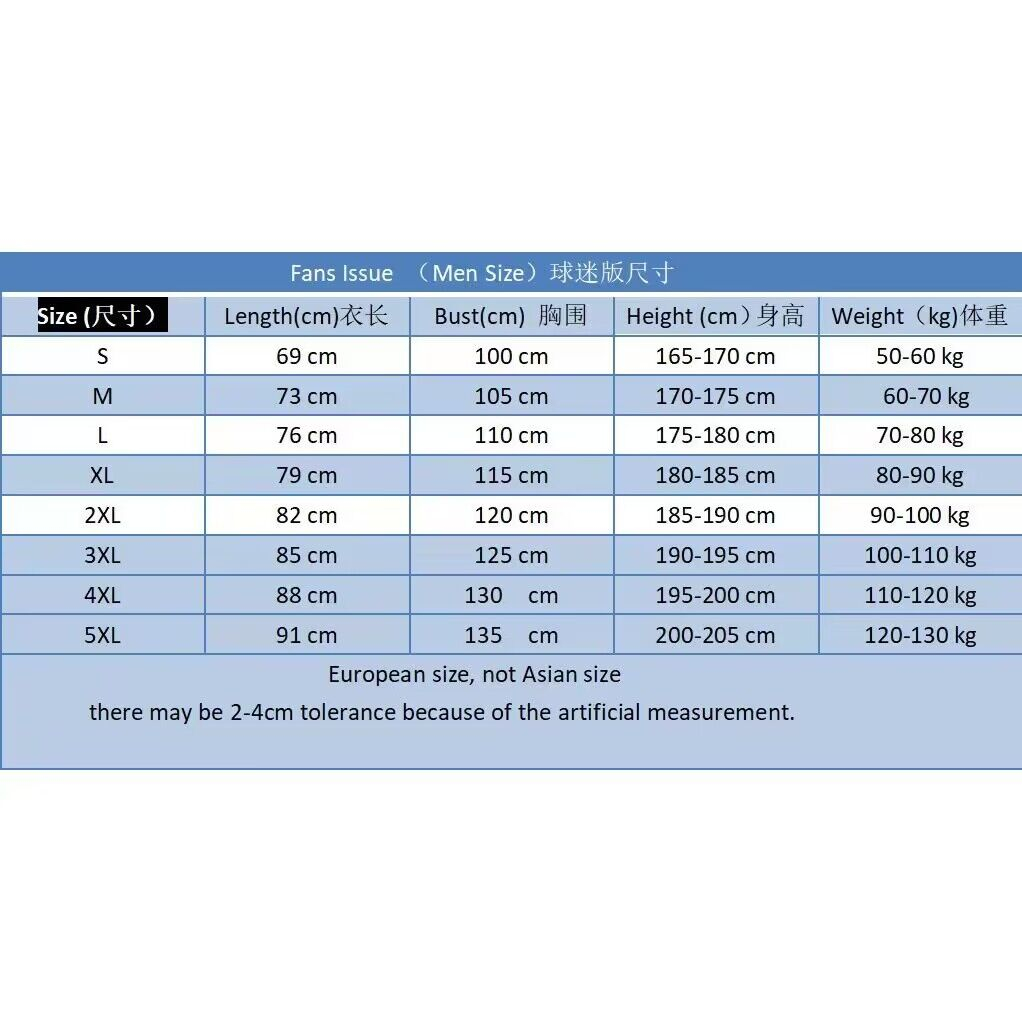 Áo Bóng Đá 2023 / 24 Size S-2XL