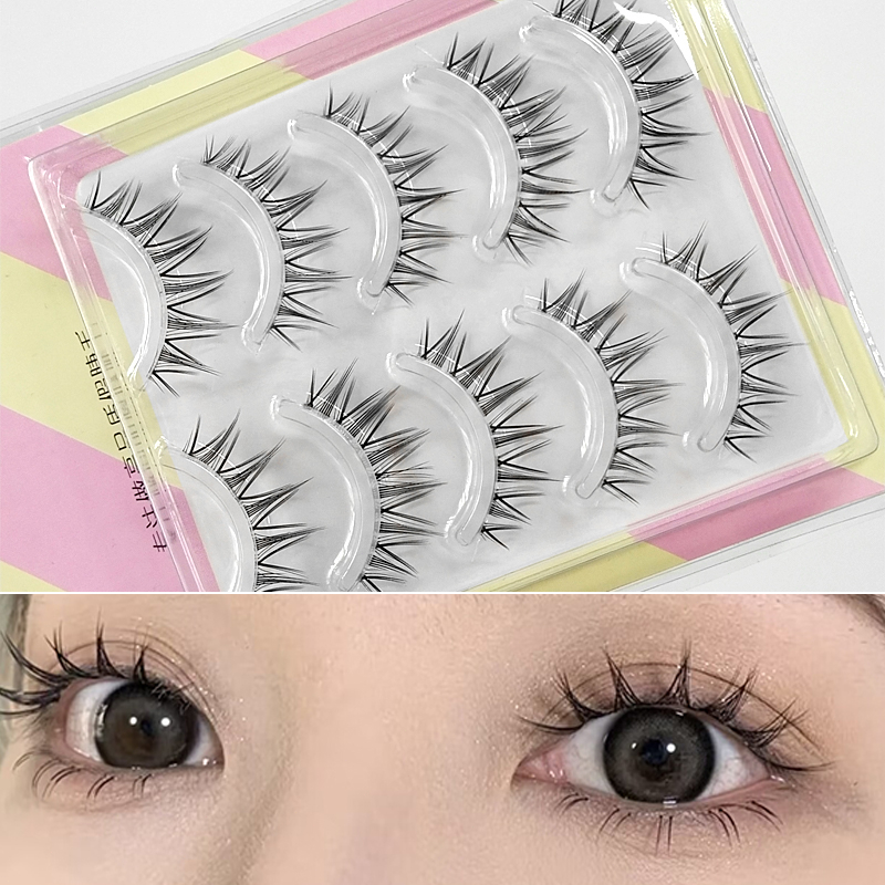 Lông Mi Giả 5 Cặp Phong Cách Công Chúa 3D Tự Nhiên Siêu