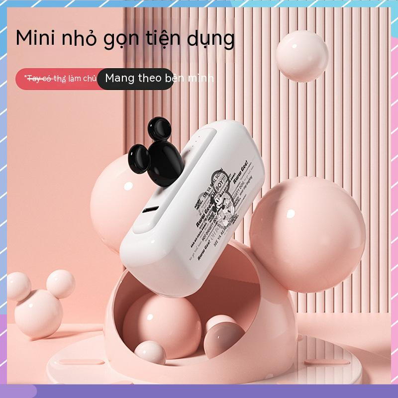 Pin Sạc Dự Phòng Khẩn Cấp Mini Hình Nhân Vật Disney cho Samsung / Xiaomi / oppo / vivo