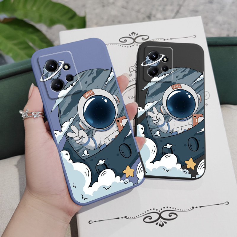 Ốp Điện Thoại Hình Tàu Vũ Trụ Hoạt Hình Cho Xiaomi Redmi Note 12S 12 Pro PLus 4G 5G Pro