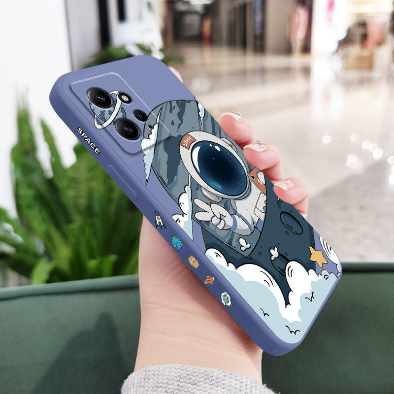 Ốp Điện Thoại Hình Tàu Vũ Trụ Hoạt Hình Cho Xiaomi Redmi Note 12S 12 Pro PLus 4G 5G Pro