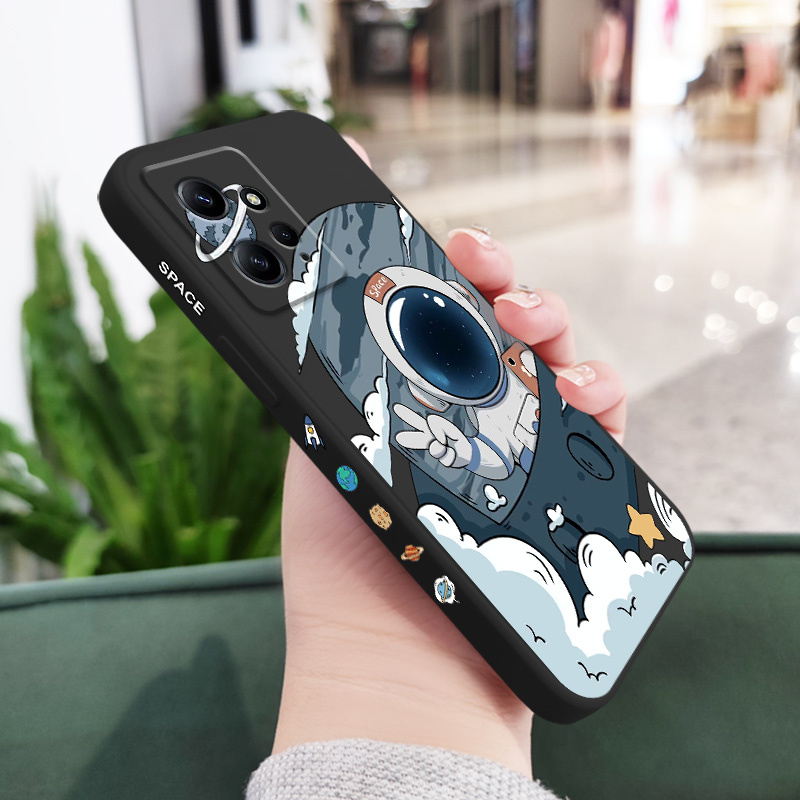 Ốp Điện Thoại Hình Tàu Vũ Trụ Hoạt Hình Cho Xiaomi Redmi Note 12S 12 Pro PLus 4G 5G Pro
