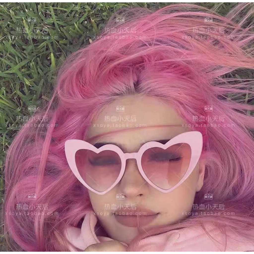 Kính Mát Hình Trái Tim Thời Trang Hàn Quốc Y2K