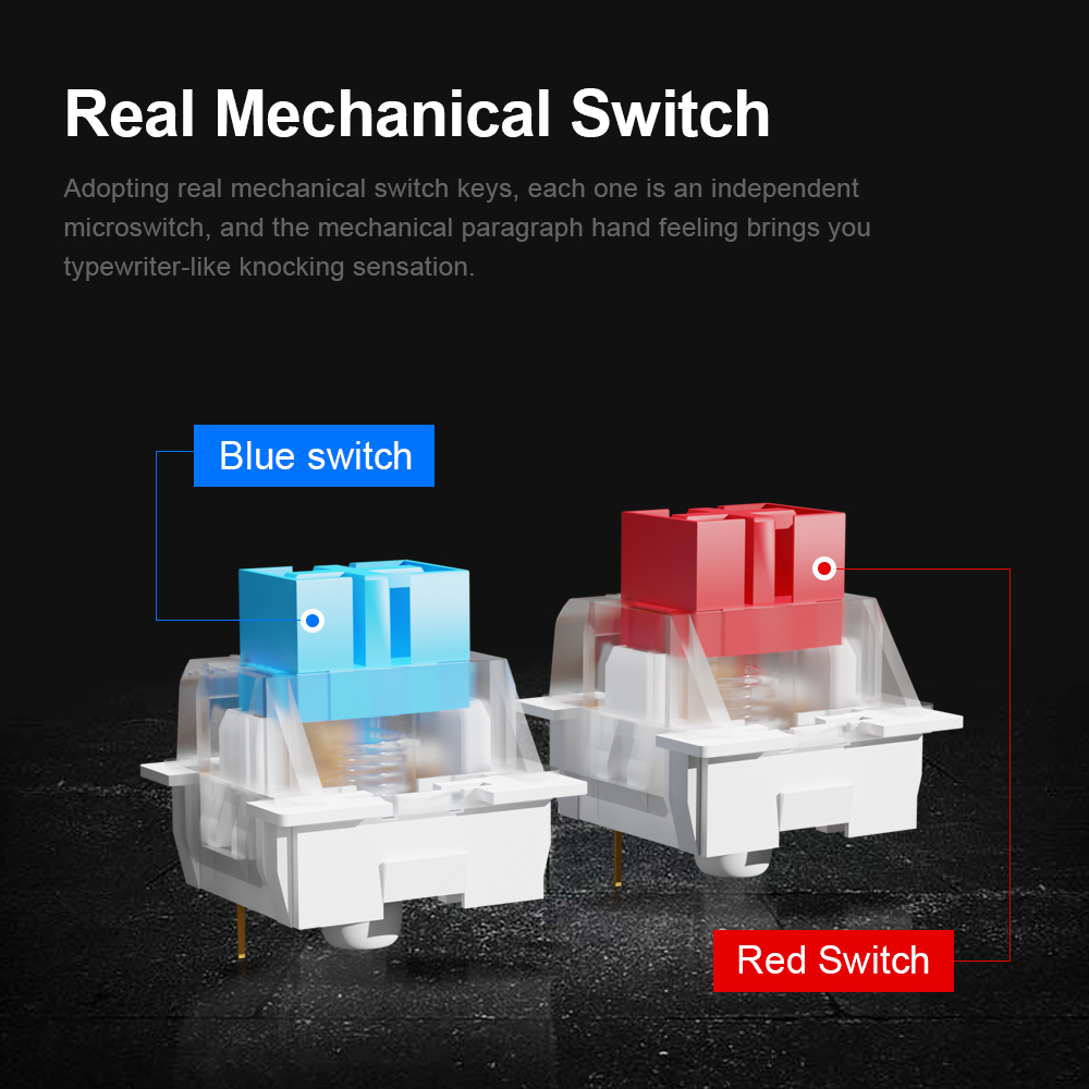 Bàn Phím Cơ Chơi Game E-YOOSO Z87 87 Phím Có Đèn LED Nền Chuyên Dụng