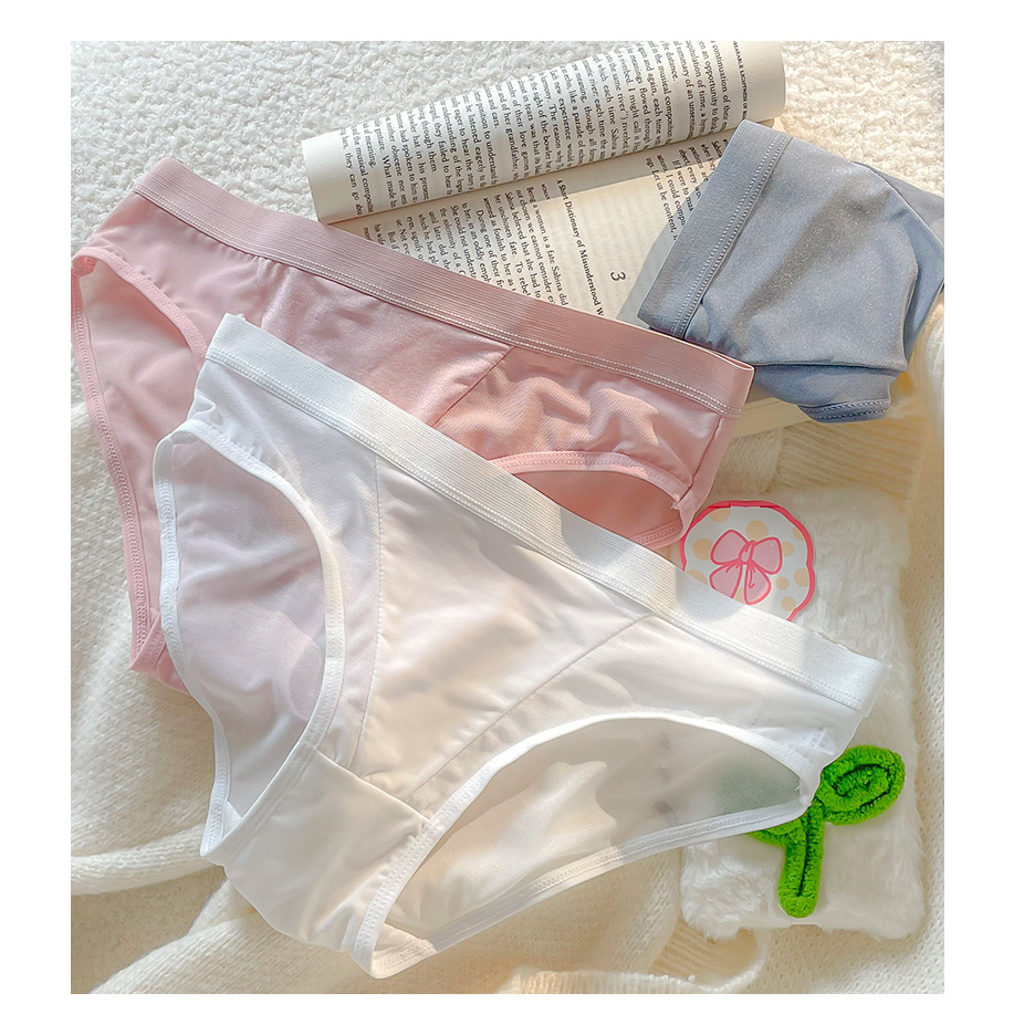 Quần lót nữ Quần Lót Cotton Không Đường May Thoáng Khí Phong Cách Lolita Nhật Bản