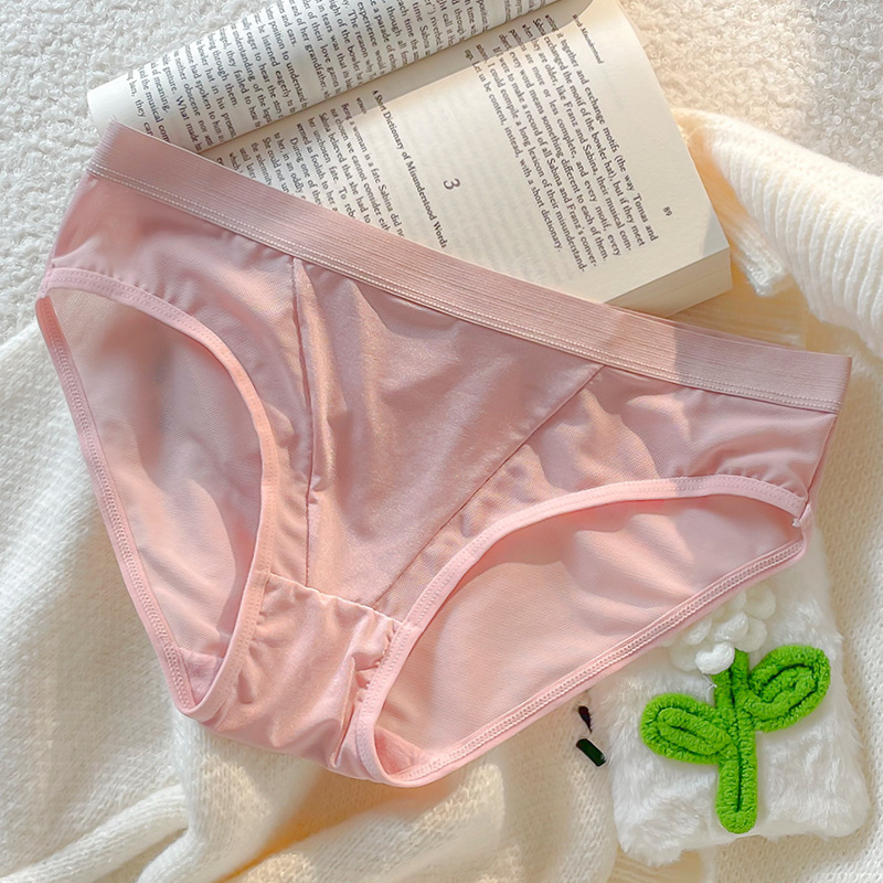 Quần lót nữ Quần Lót Cotton Không Đường May Thoáng Khí Phong Cách Lolita Nhật Bản