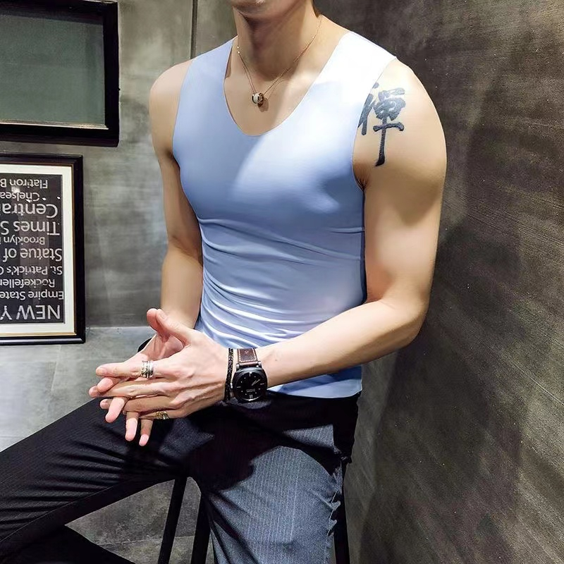Áo Thun Sát Nách Cổ Chữ V Thời Trang Mùa Hè Mới Cho Nam