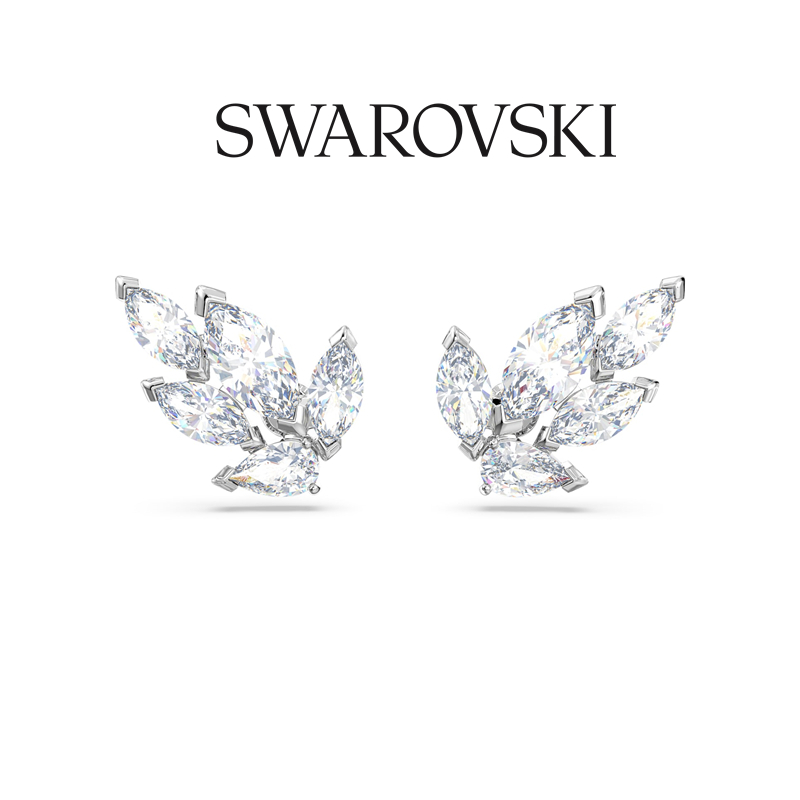 Hộp Quà Bông Tai Lá Đa Năng Swarovski Louis