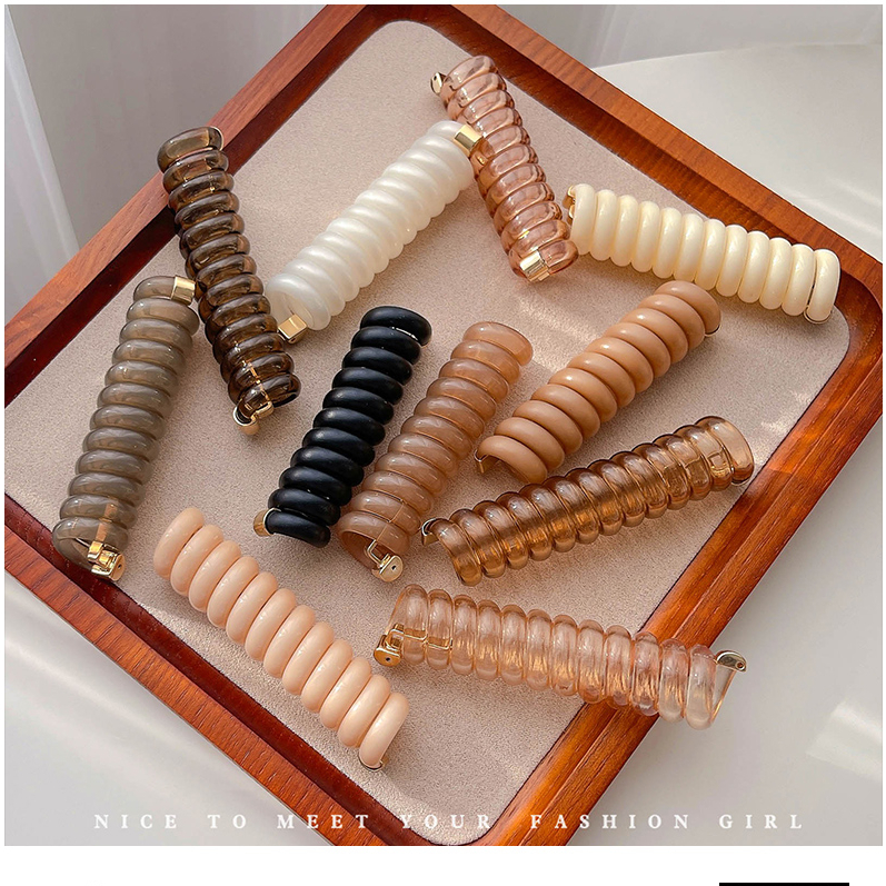 Dây Buộc Tóc Đuôi Ngựa Co Giãn Cao Thời Trang Đơn Giản Cho Nữ