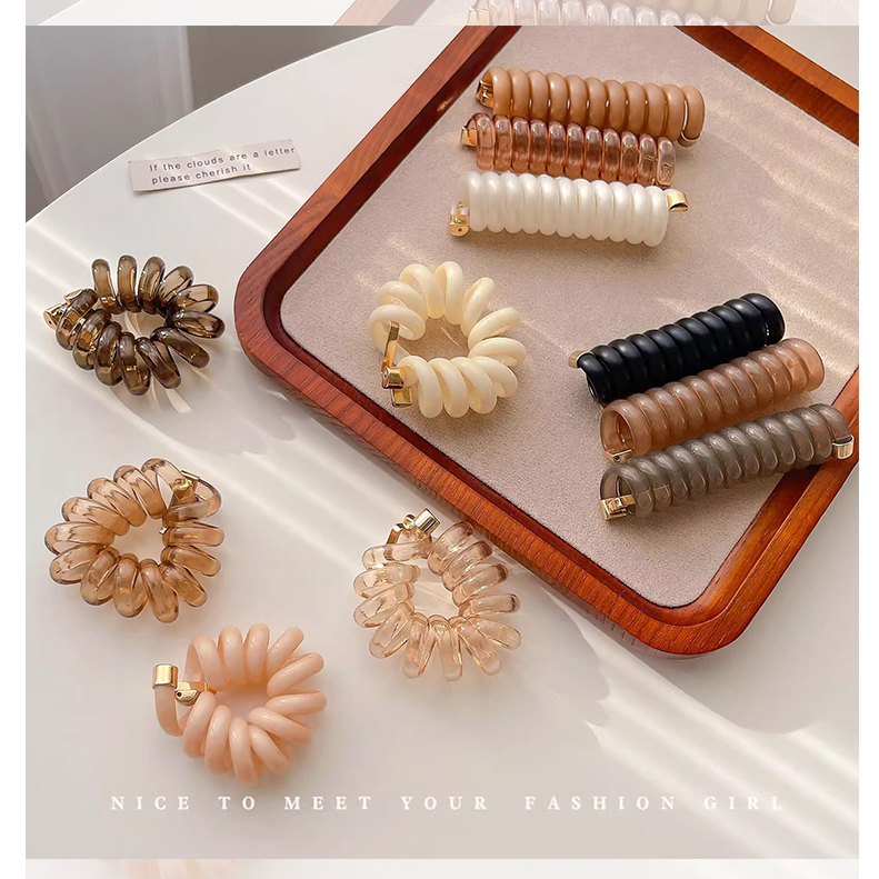 Dây Buộc Tóc Đuôi Ngựa Co Giãn Cao Thời Trang Đơn Giản Cho Nữ