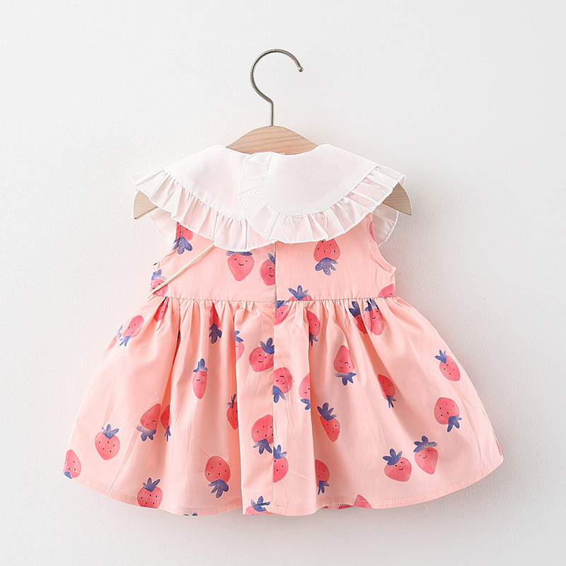 Đầm Cotton Mùa Hè Dễ Thương Chất Lượng Cao Cho Bé Gái 6 Tháng Đến 3 Tuổi