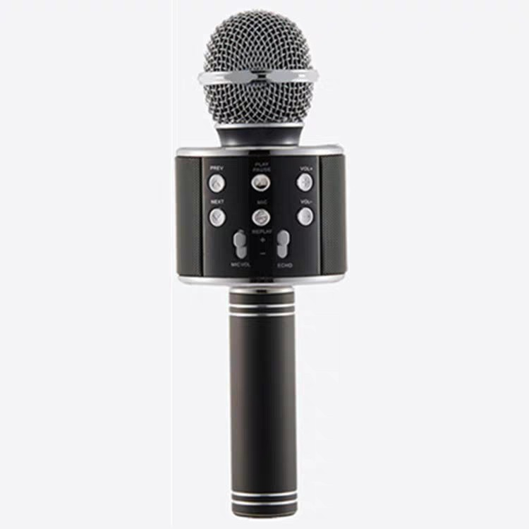 Micro Bluetooth Không Dây WS858 WS-858 Hát Karaoke Micrô cầm tay gia đình tích hợp chất lượng âm thanh lossless