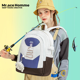 Mr. ace Homme Bag Ba Lô Đi Học Đựng Máy Tính Sức Chứa Lớn Nhỏ Gọn Đơn Giản Nhẹ Nhàng Phù Hợp Cho Nữ Sinh Đại Học