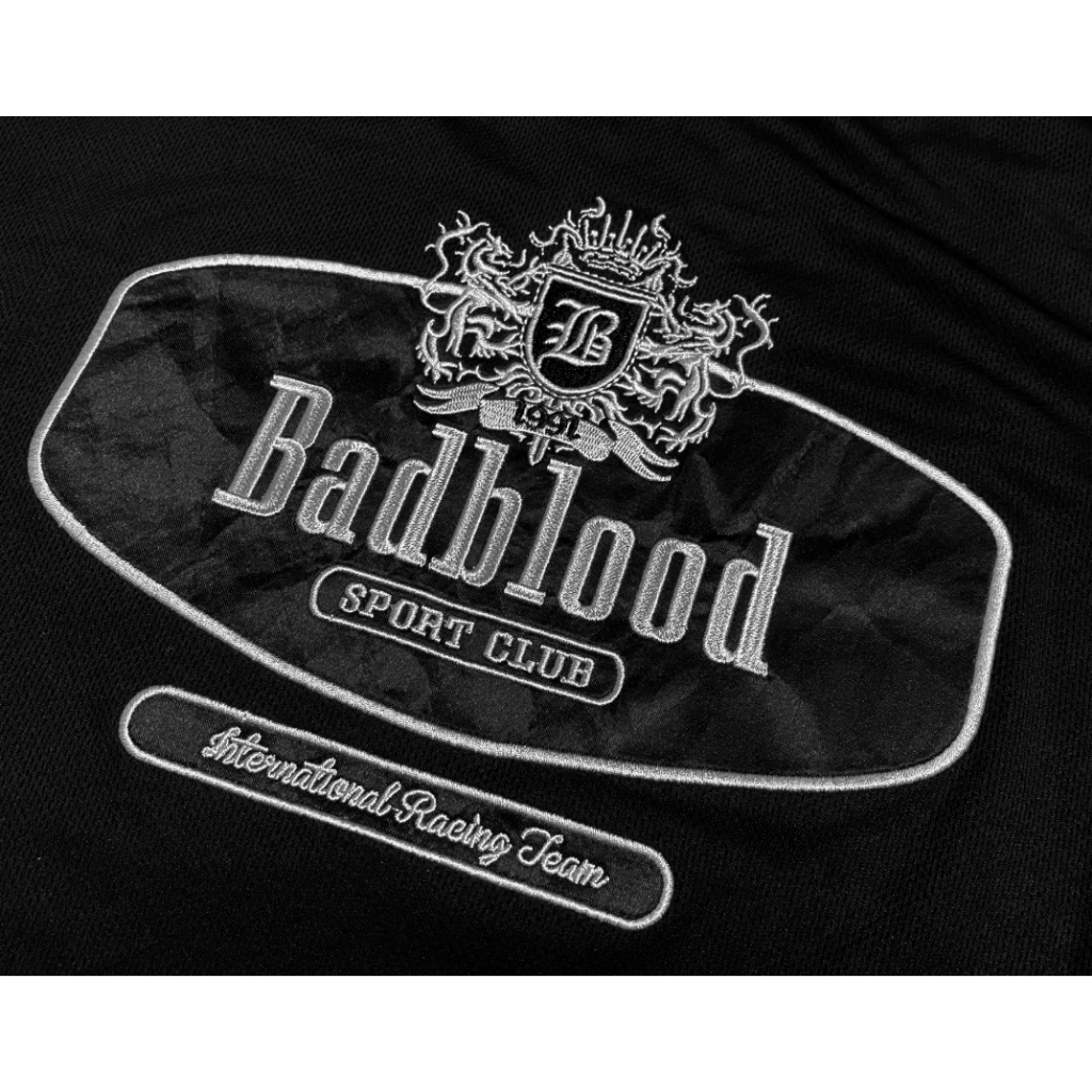 Áo Thun Lưới Tay Ngắn Thêu logo Badblood Mới