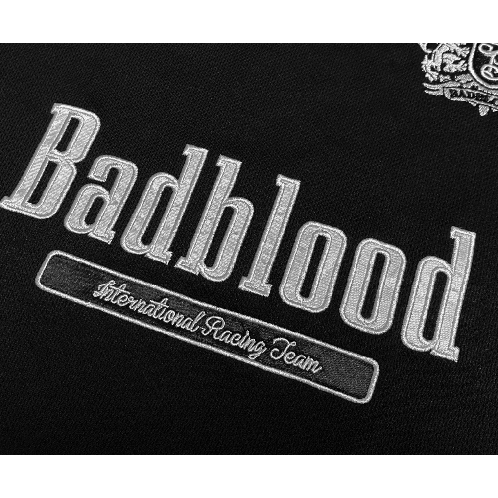 Áo Thun Lưới Tay Ngắn Thêu logo Badblood Mới