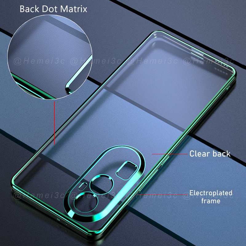 Đối với oppo reno 10 reno10 pro plus pro + vỏ 5g vỏ bọc điện thoại viền tpu mềm trong suốt